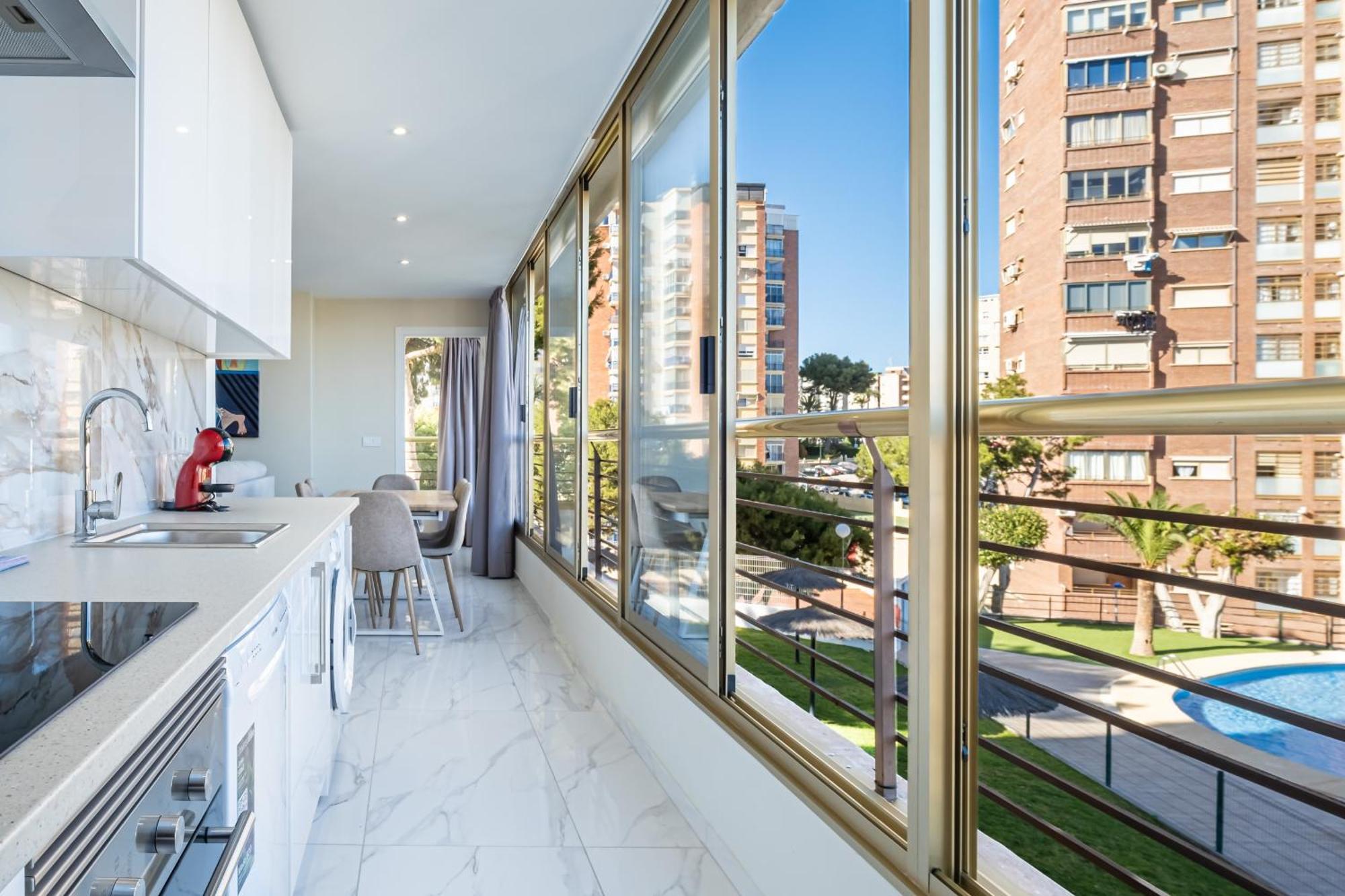 Benipark Apartments Poniente Beach 貝尼多姆 外观 照片